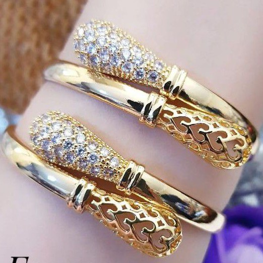 Xuping gelang lapis emas 24k 0613l