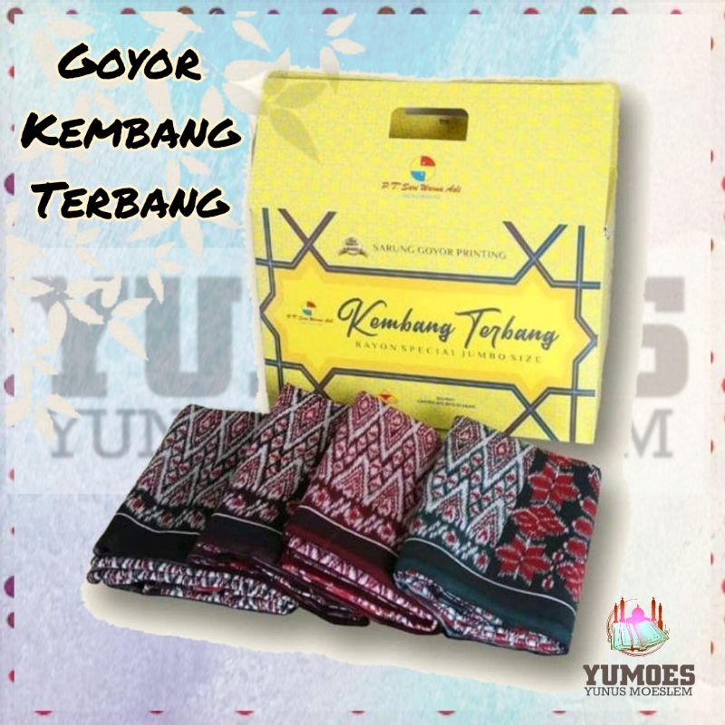 Sarung Goyor SWA Kembang Terbang Sari Warna Asli Produk Indonesia