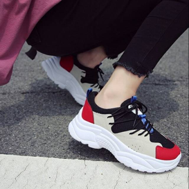SNEAKERS WANITA LIMITED EDITION!!! ELIZA® MADISON LUXURY SNEAKERS SS18 #EH7772 VR / SNEAKERS JK074-4