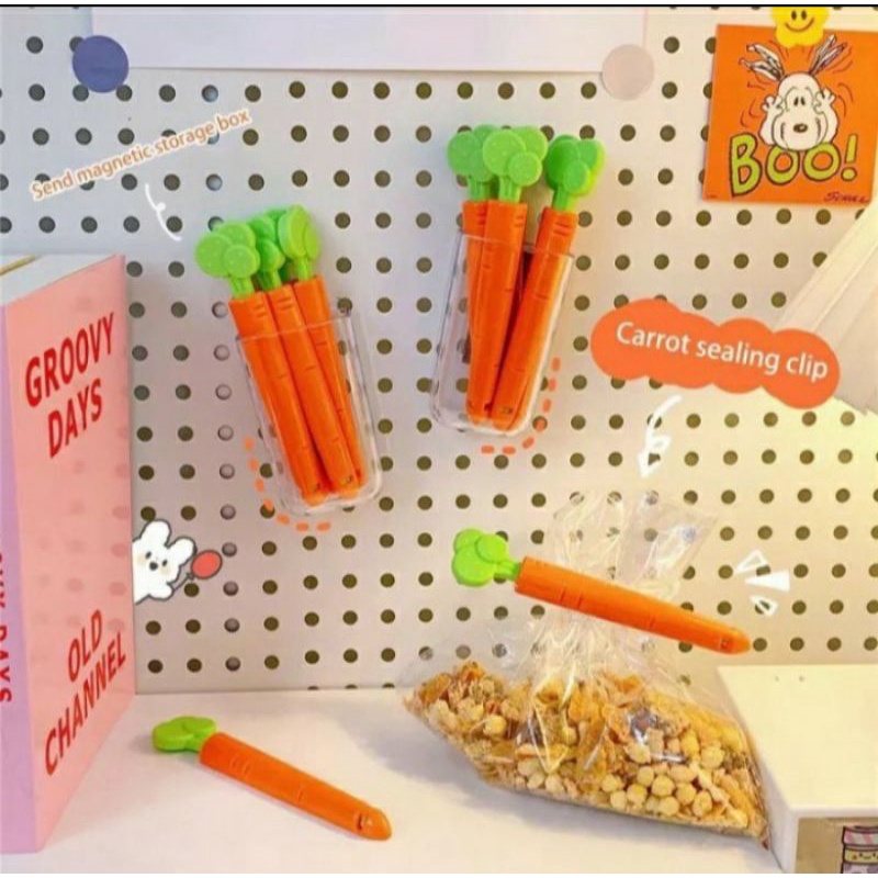 Jepitan Snack Carrot/wortel 5pc + Case