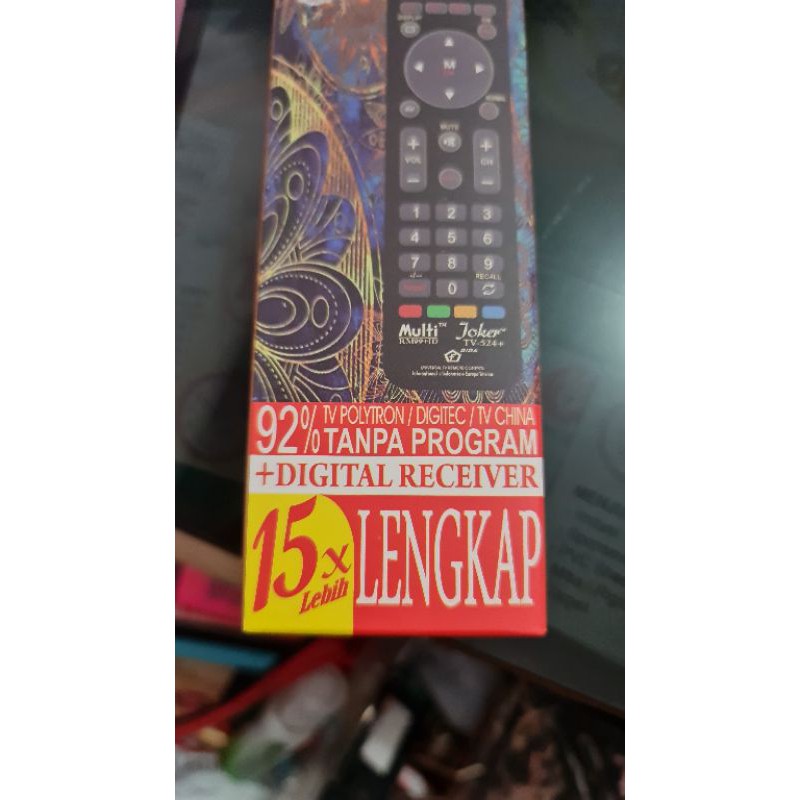 Remote TV Joker 18x Multi TERLENGKAP