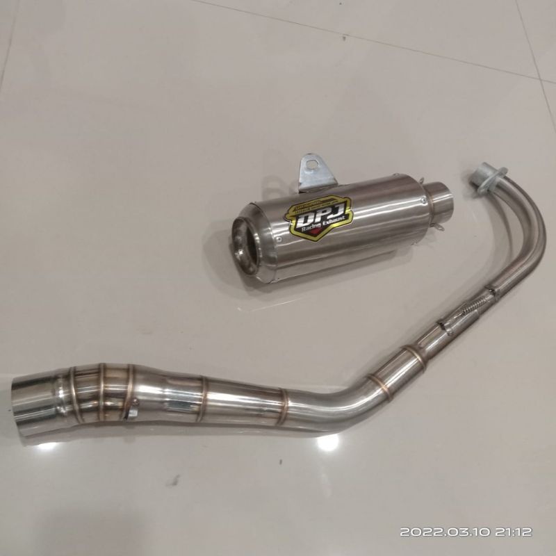 knalpot DPJ GP1 vega C70 SMESH SHOGUN supra125