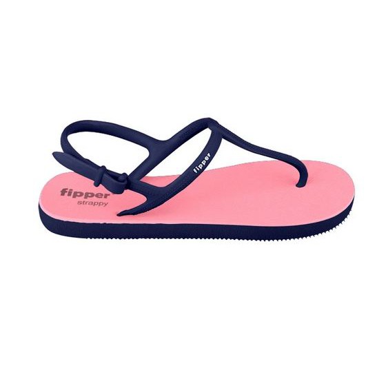 Sandal Fipper Strappy Pink Soft Navy Original