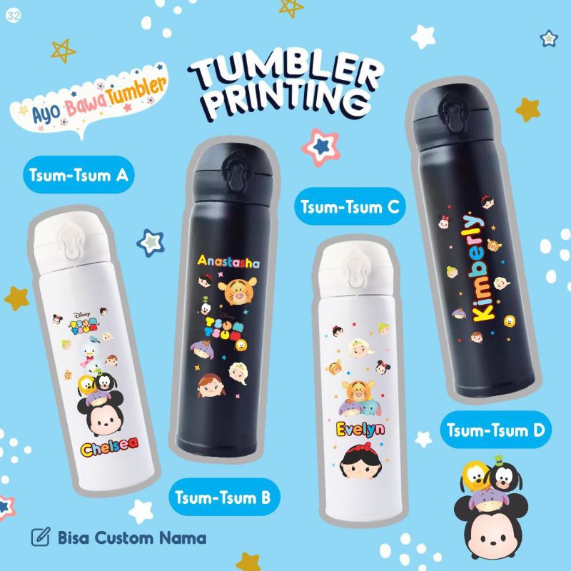 Tumbler Termos Botol Printing Custom