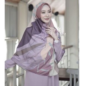 Hijab Voal Scraft Digital Printing Premium Size Syari Camilia Series by Hijab Alsa