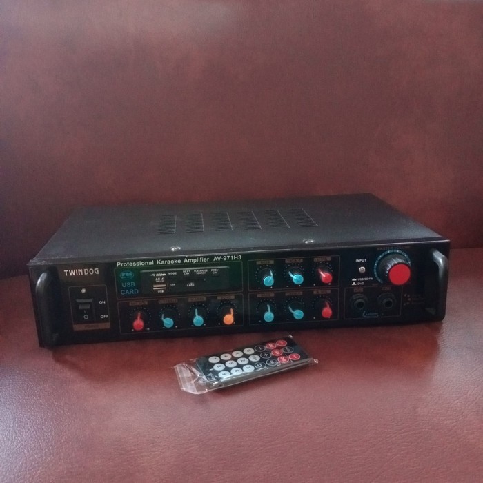 Twindog  , TD ,  AV  971H3 USB , Twin Dog , Amply , Ampli , Amplifier REMOTE