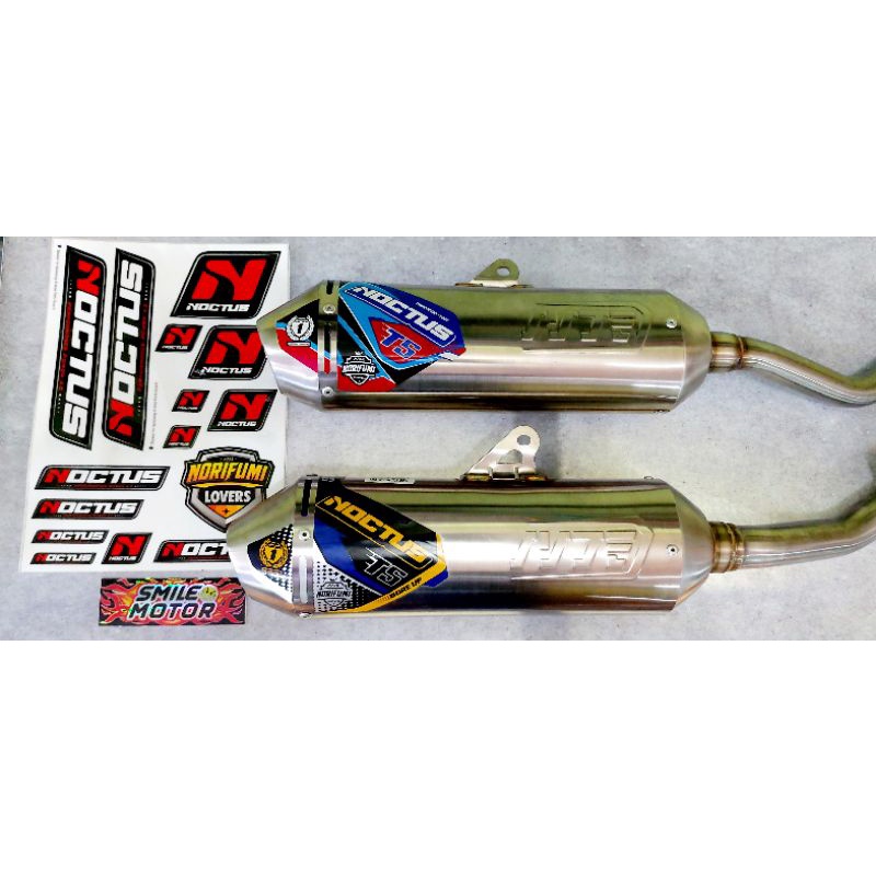 KNALPOT NORIFUMI NOCTUS T5 STANDART/BORE UP KLX/DTRACKER/CRF/WR155