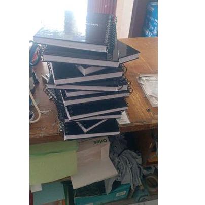 

SALEE!!!!.. NOTEBOOK CUSTOM CATATAN HARIAN .MELAYANI PARTAI BSR & KCLDLL.100 LEMBAR.