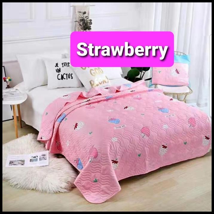 Bed Cover Selimut Full Quilting S38