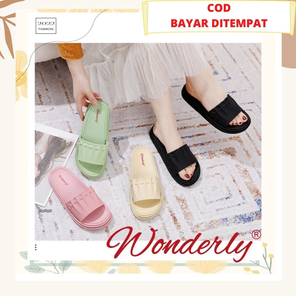 Sandal Karet Wanita Wonderly | Sendal Jelly Cewek/ Sendal Selop Wanita 1997-1