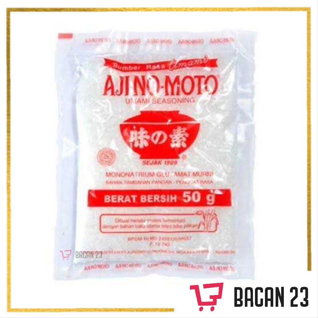 Ajinomoto Vetsin Umami Seasoning (50gr) / Vitsin - Micin / Penyedap Masakan / Bacan 23 - B