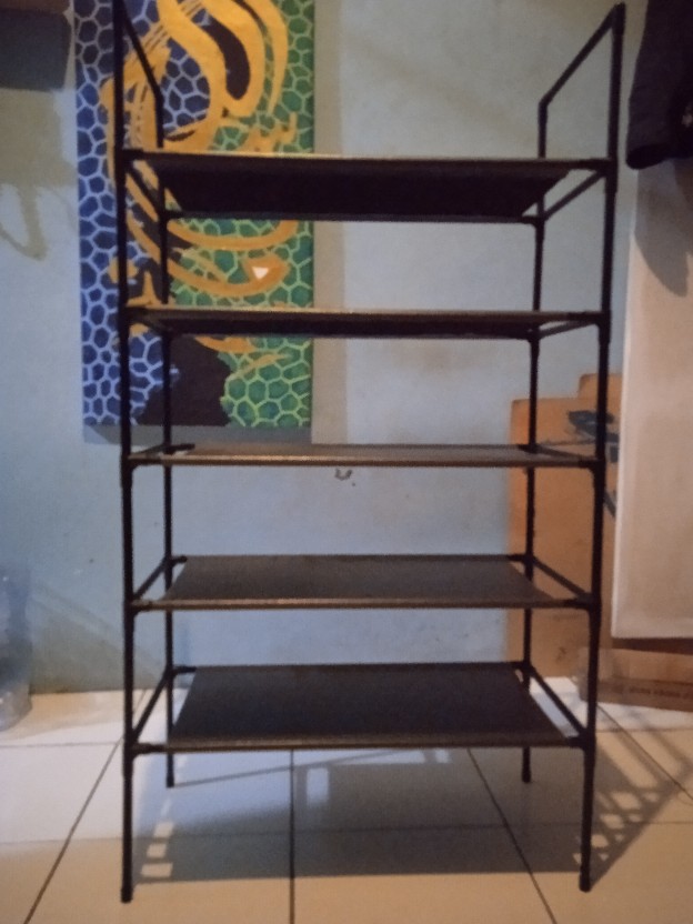 Rak Sepatu 4 Dan 5 Susun Portable Serbaguna