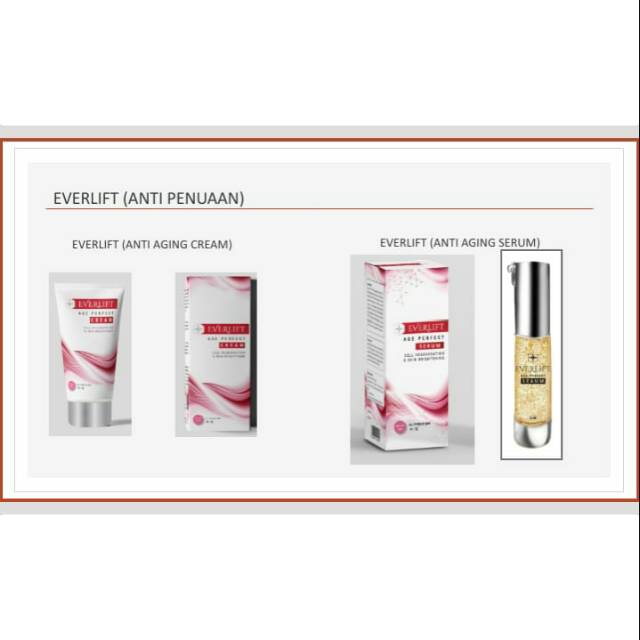 (++Bonus) Everlift Paket isi Serum dan Cream