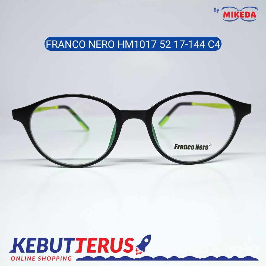 Mikeda - Frame Kacamata Franco Nero Hm1017 C4 + Lensa (Minus/Cylinder)