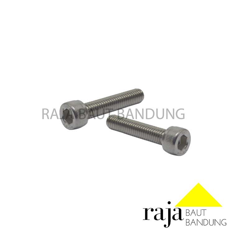 BAUT L STAINLESS M6X30 STAINLESS STEEL 304 5 PCS BO L SS 6X30