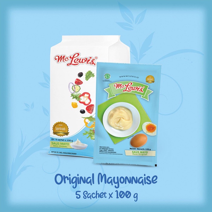 

01F1S Mc Lewis Original Mayonnaise Sachet - 5X100G Fsfs201
