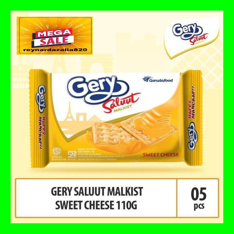 

Chrnar Gery Saluut Malkist Sweet Cheese -110G - 5Pcs By Garudafood Chch50D