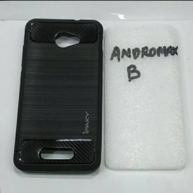 karet ANDROMAX B softcase ipaky ANDROMAX B silikon karet hitam