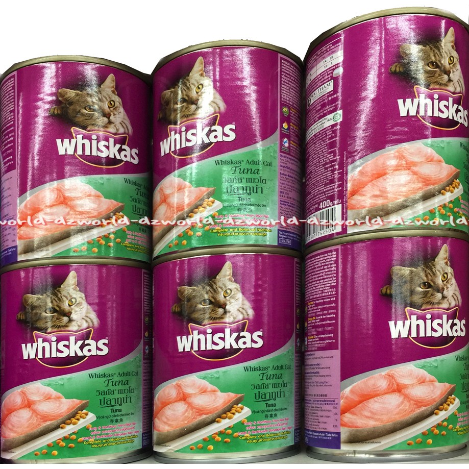 Whiskas Kaleng 400gr makanan Kucing Whiskas Kaleng Rasa Tuna