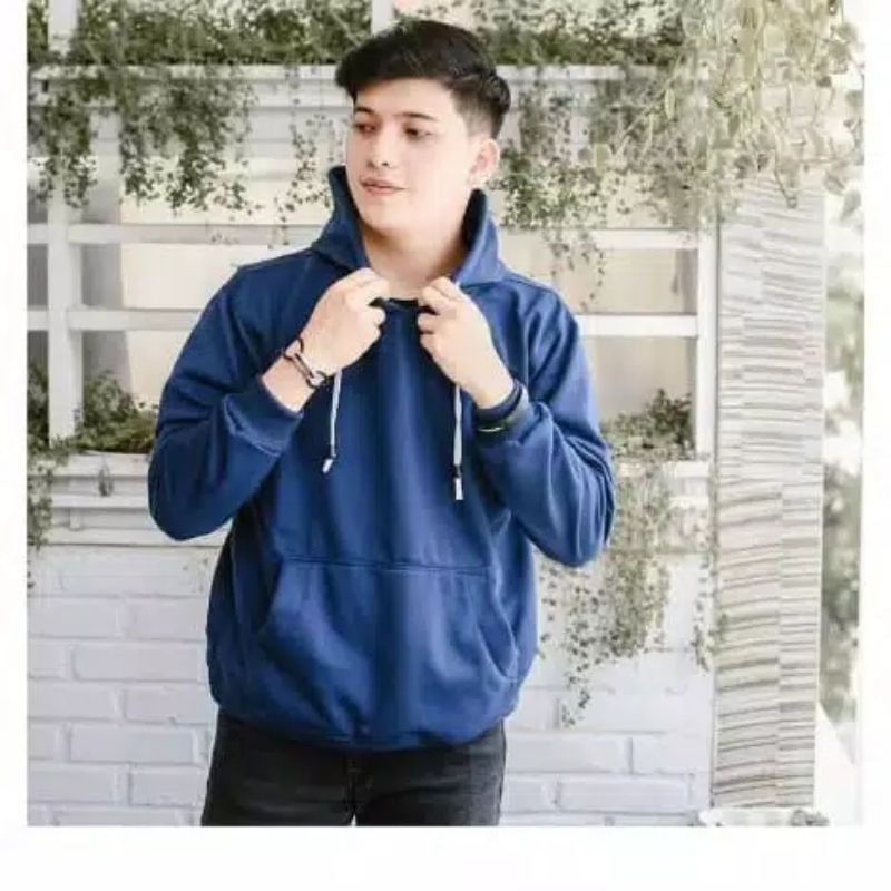 Jaket Polos Sweater Hoodie Polos Label Termurah  Banyak Warna  Kualitas Distro ( Bisa COD)