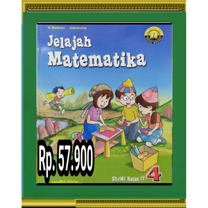 Buku JELAJAH MATEMATIKA SD KELAS 4 YUDHISTIRA