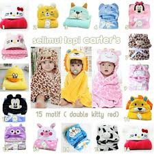 Selimut Bayi Carter Topi Karakter / Selimut Bayi Lembut