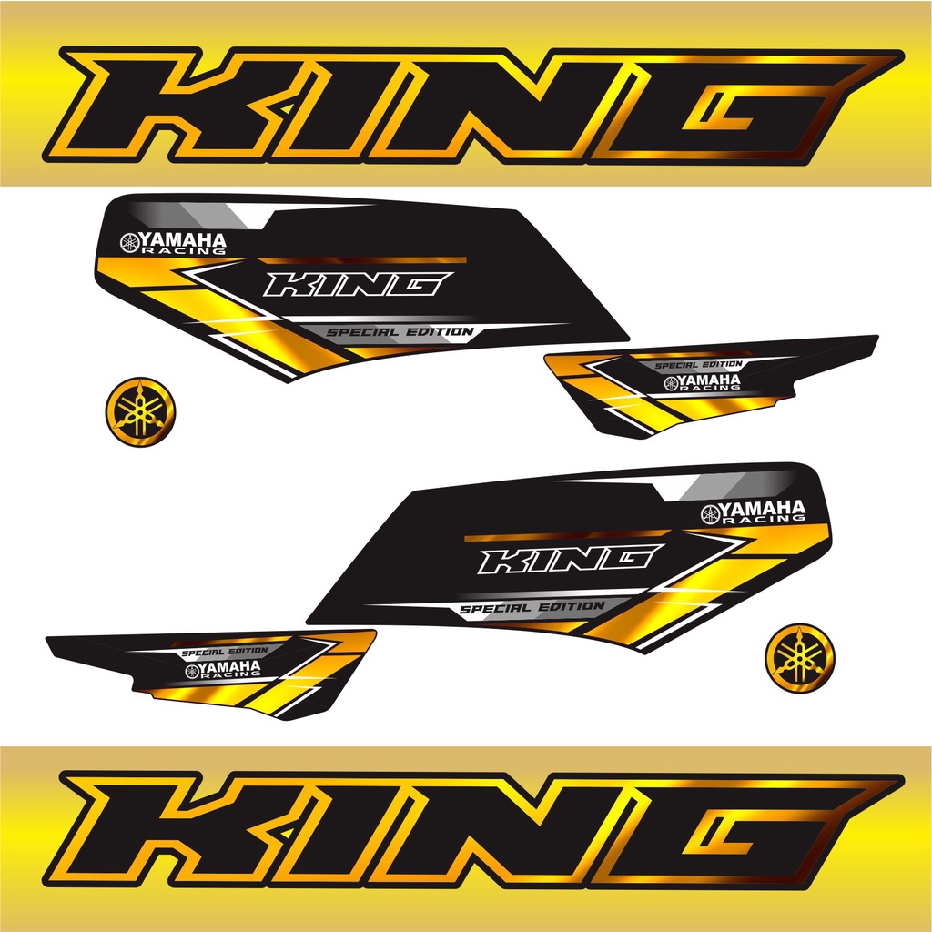 COD STRIPING VARIASI YAMAHA RX KING STIKER RACING LES BODY MOTOR RX KING VARIASI