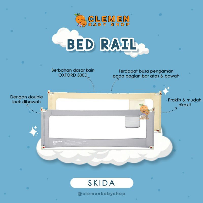 Jual Skida Extra Tall Slide Down Bedrail (Pengaman Ranjang) | Shopee ...