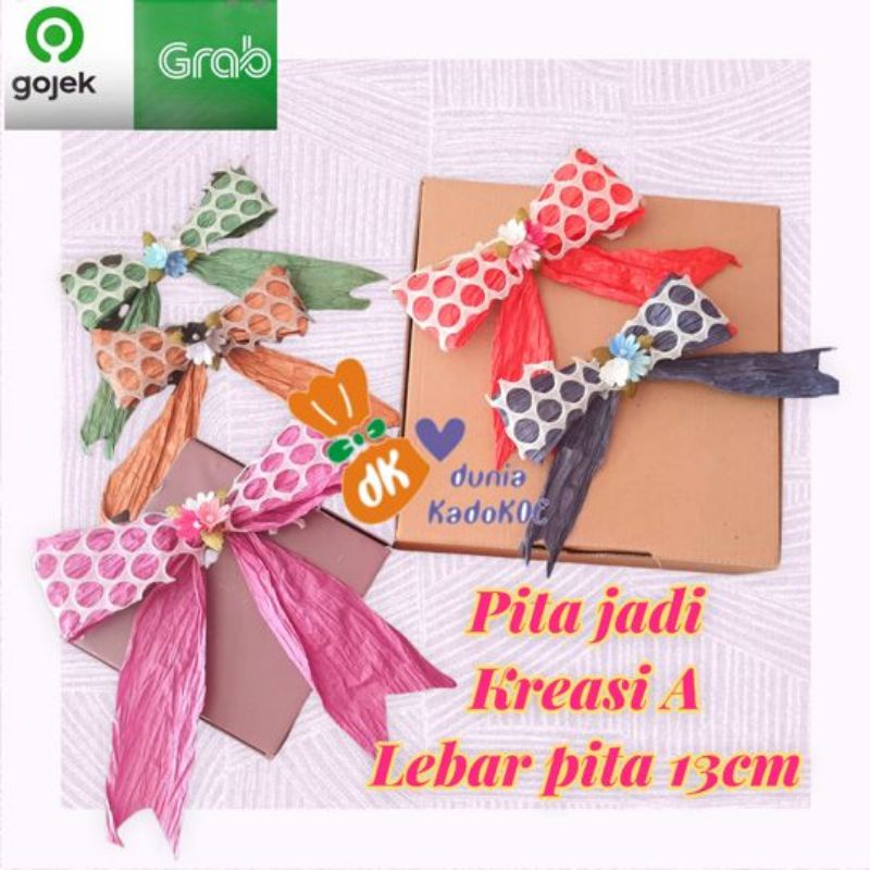 

Pita jadi kreasi tinggal tempel pita jadi unik