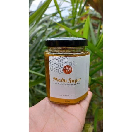 

MADU SUPER 200 gr MADU MURNI+ROYAL JELLY+BEE POLLEN
