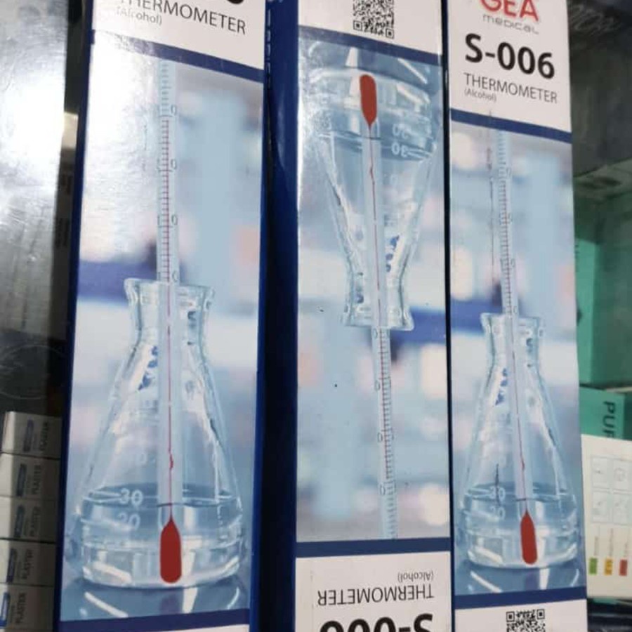 Thermometer Alcohol GEA S-006 / Thermometer Alkohol Batang