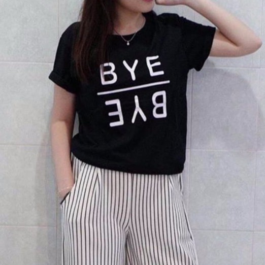 BLOUSE CEWEK IMPORT RB BAJU MURAH EC ATASAN BYE BYE TUMBLER CASUAL  No.315 316