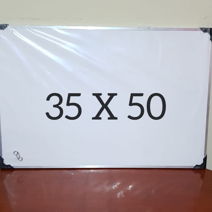 

White Board uk 35 X 50 Cm /Papan Tulis Belajar White Board uk 35x 50
