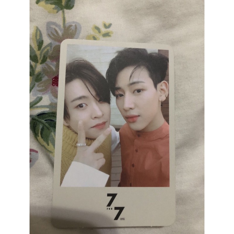 BOOKED Got7 7for7 Unit Youngjae Bambam Photocard