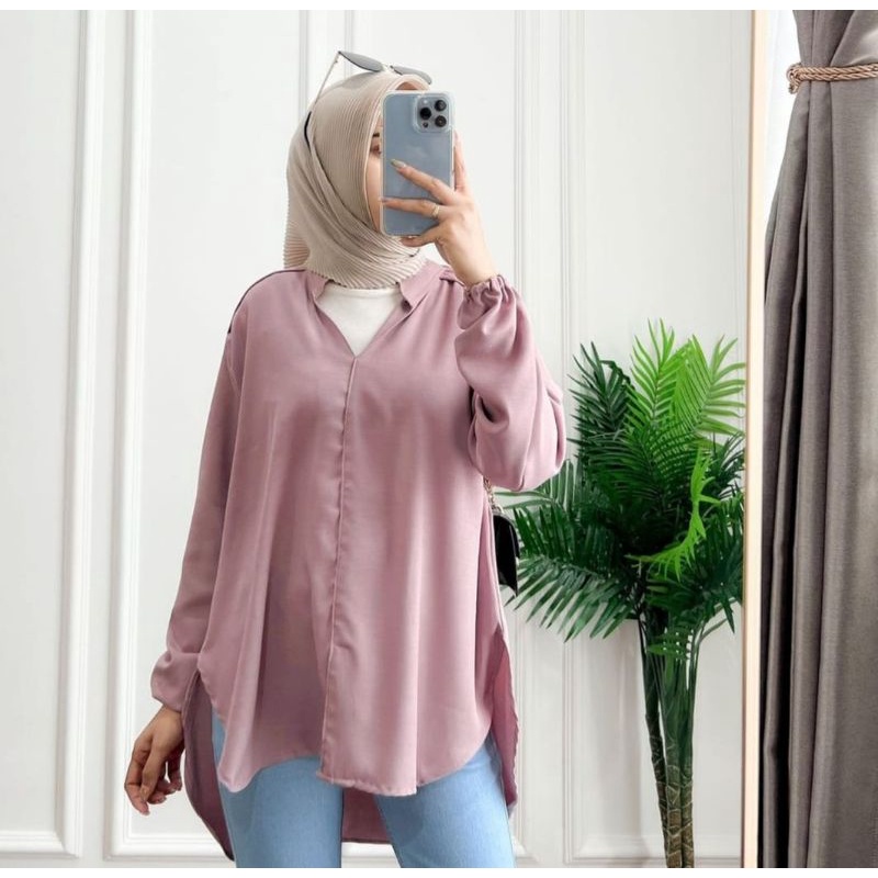 STELIA BLOUSE/ATASAN WANITA TERBARU SUPER PREMIUM