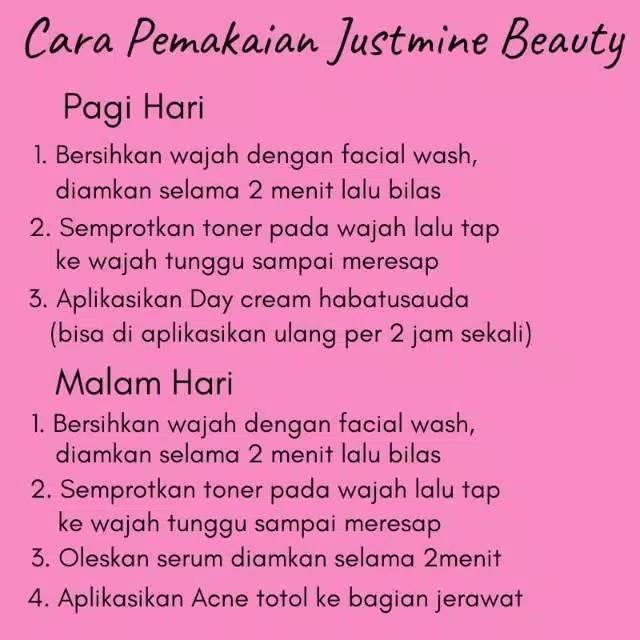 ⭐HS⭐ JUSTMINE BEAUTY SKINCARE ORIGINAL BPOM