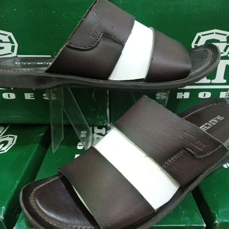 sandal kulit asli pria WATCHOUT dijamin ORI 100% bisa cod