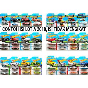 HOTWHEELS GROSIR REGULER DUS KARTON LOT A 2018 SEGEL SNI 72 PCS Terbaik