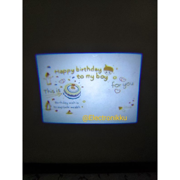 #06 Happy Birthday Projector READY STOCK