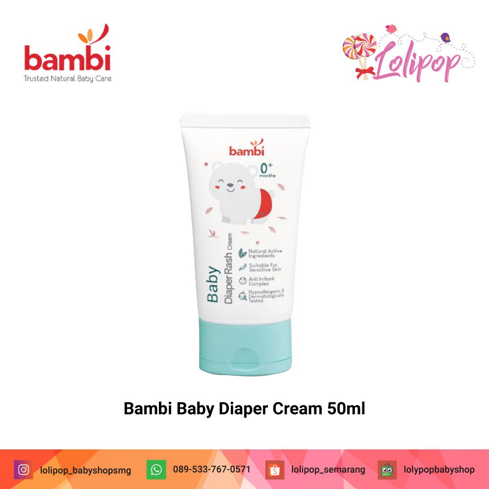 Bambi Baby Diaper Cream 50ml