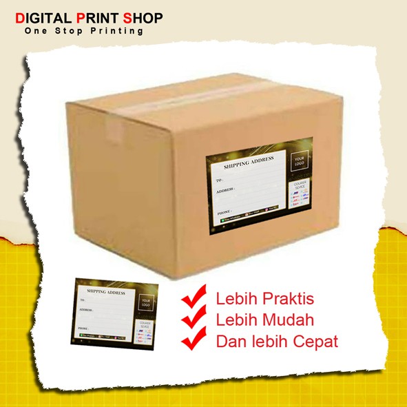 

DPSMALANG - Stiker Label Pengiriman Barang | Stiker Pengiriman Olshop ukuran 8x10 atau 9.6x12cm