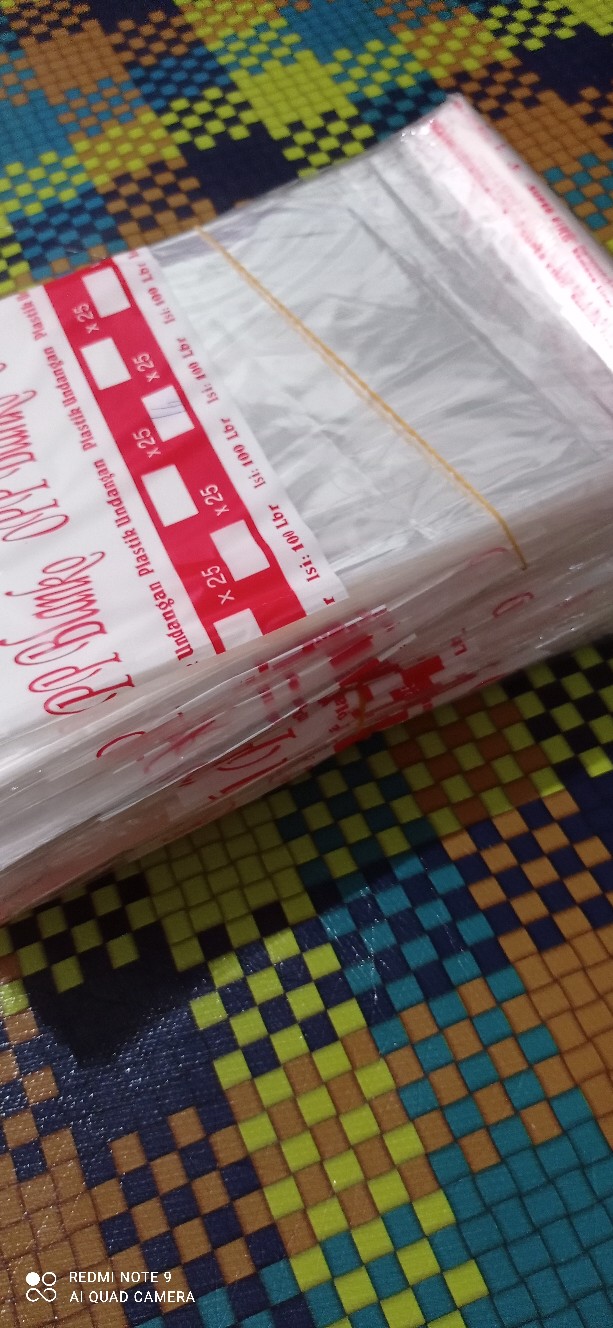 Plastik Undangan Opp Uk 16 X 25 (min 3 Pak)