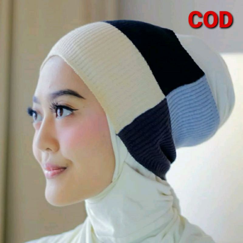 CIPUT RAJUT 4 WARNA INNER KERUDUNG 4 IN 1