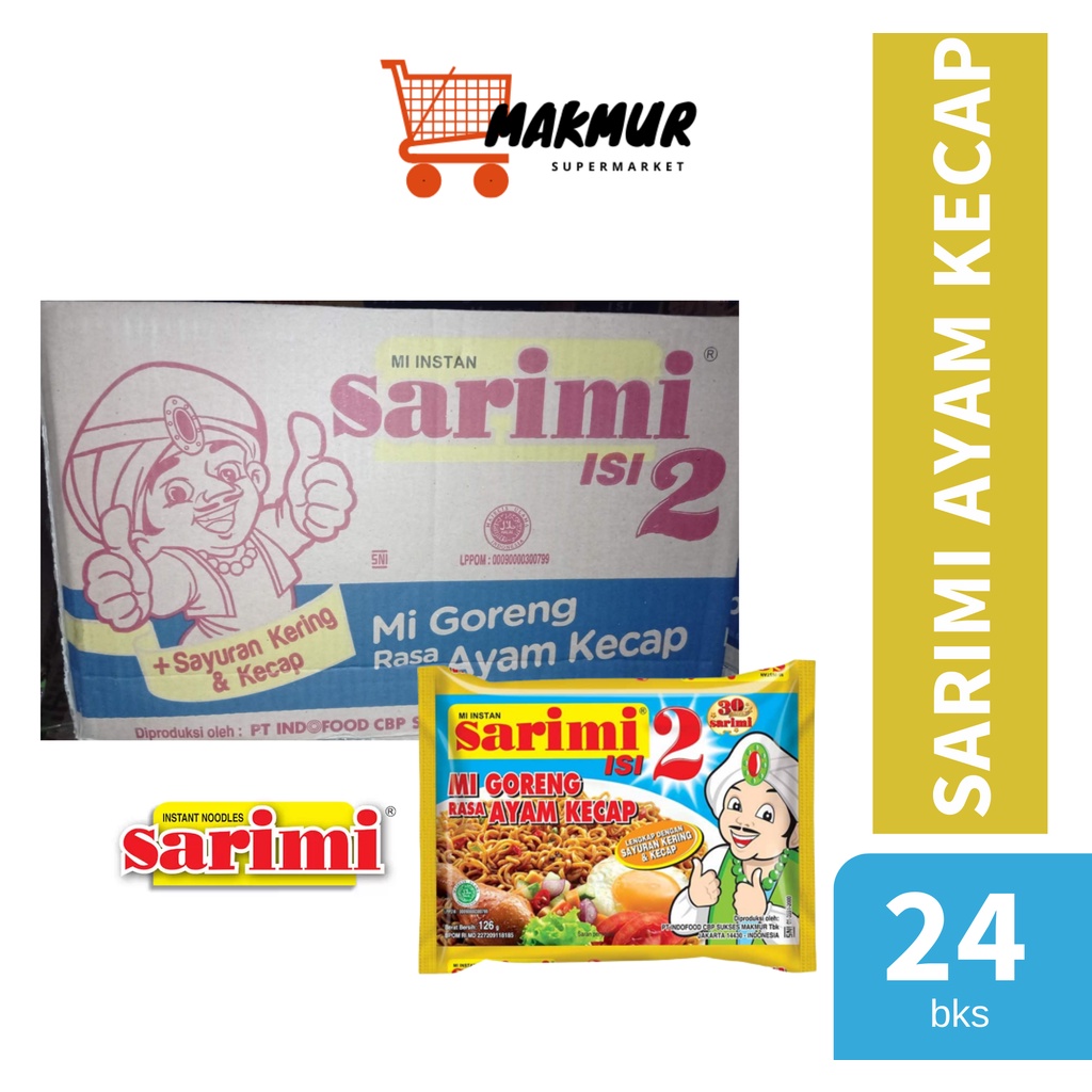 

Sarimi Rasa Ayam Kecap 1 Dus isi 24 bks