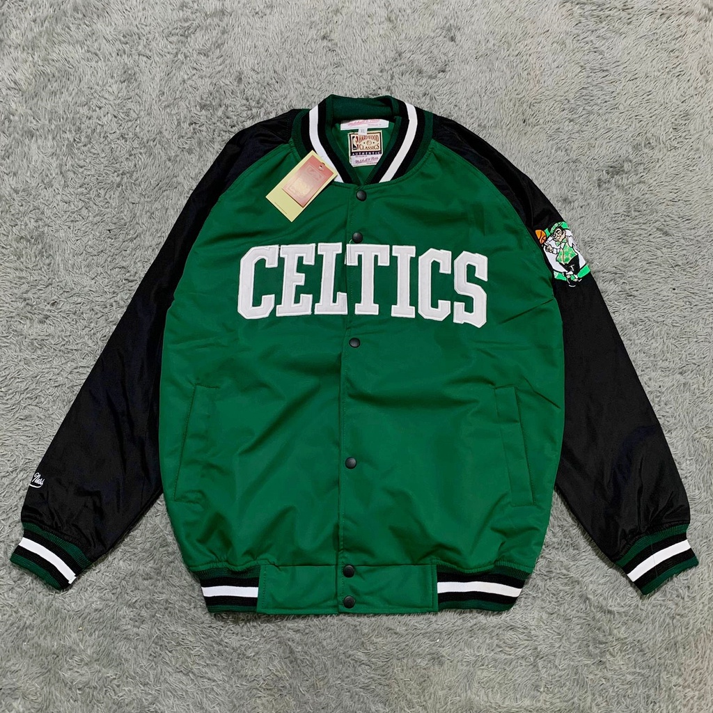 VARSITY JACKET BASEBALL NBA CELTICS FULLTAG LABEL