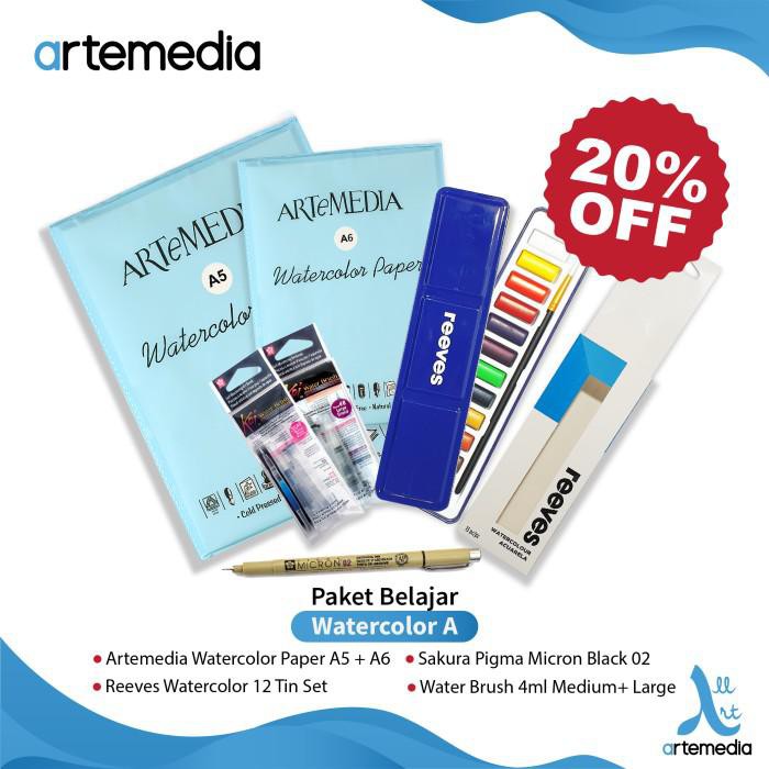 

Art / Paket Belajar Watercolor - A