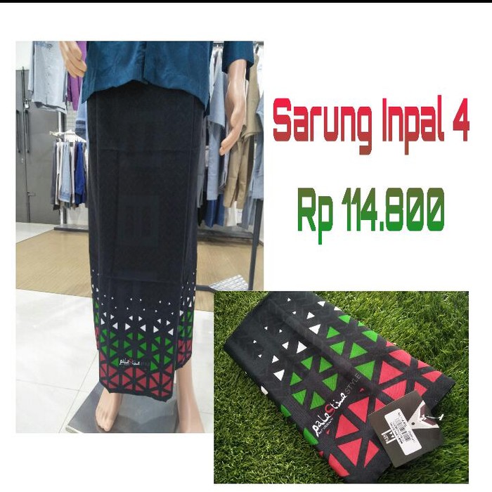 PROMOOO Sarung Inpal 4 Sarung Rabbani Kode SA0R - Hitam