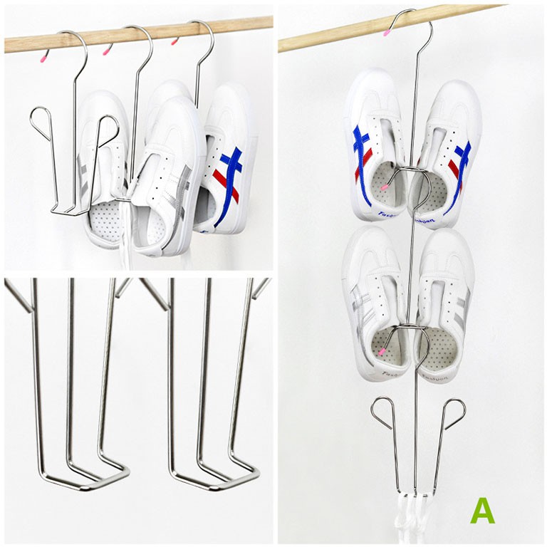 Gantungan/Pengering Sepatu Sandal Stainless Steel Hanger Sepatu