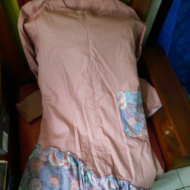Dress/tunik Batik T2 Dustypink