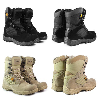 [COD] SEPATU BOOTS  TANK 8 INC PENDEK Safety Trendy RESLETING UJUNG BESI SEPATU GUNUNG TACTICAL